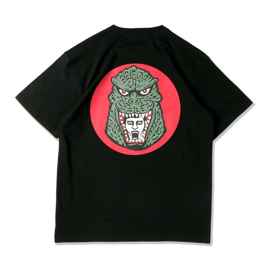 PUNK DRUNKERS × GODZILLA - ［PDSxGODZILLA］ゴジラからあいつTEE BLACK【PDS-25215B】
