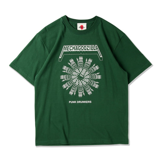 PUNK DRUNKERS × GODZILLA - ［PDSxGODZILLA］メカゴジラTEE'2025 D.GREEN【PDS-25216B】