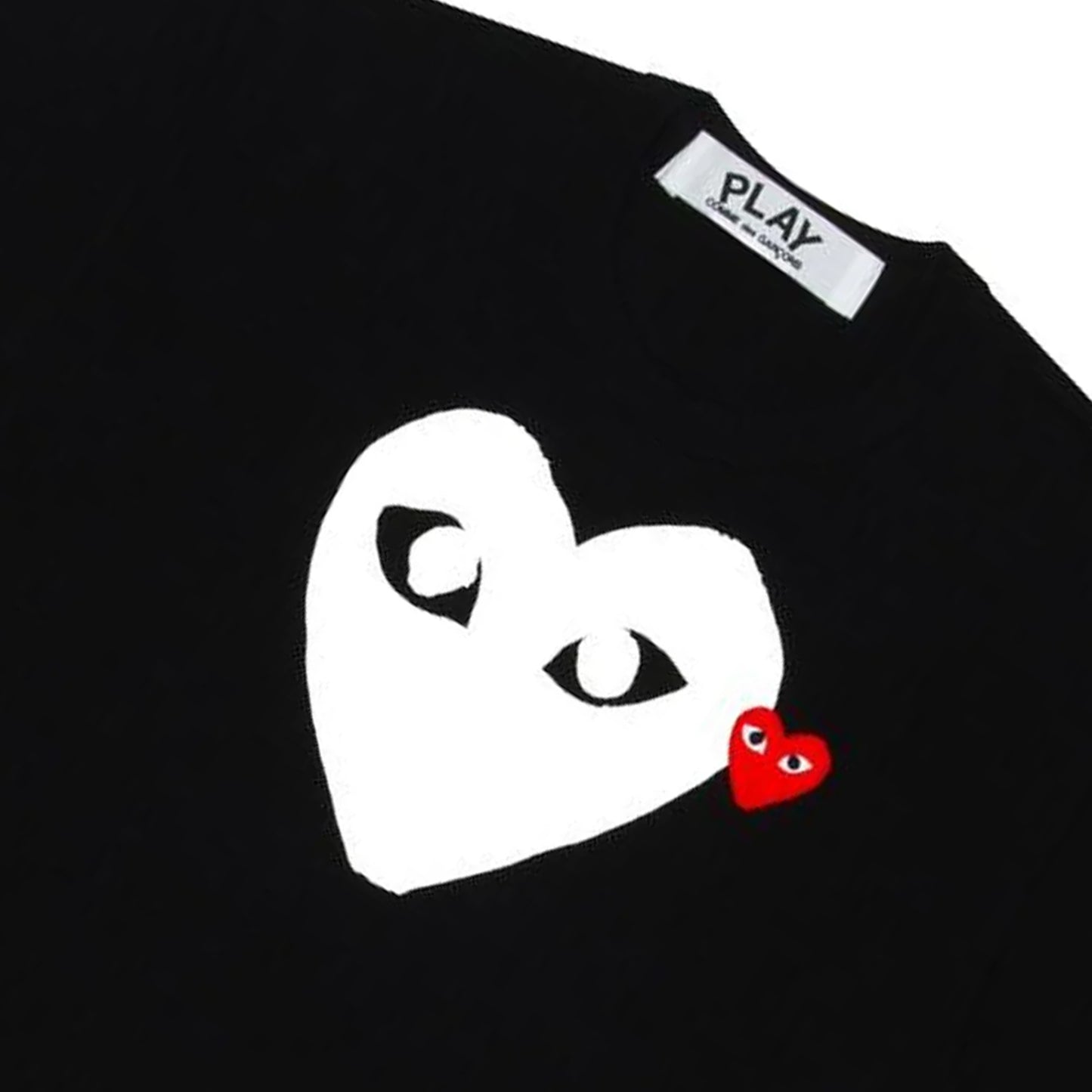 PLAY CDG T-SHIRT T-SHIRT BLACK 【AX-T116-051】