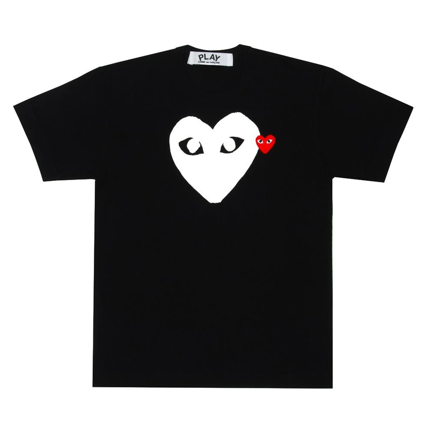 PLAY CDG T-SHIRT T-SHIRT BLACK 【AX-T116-051】