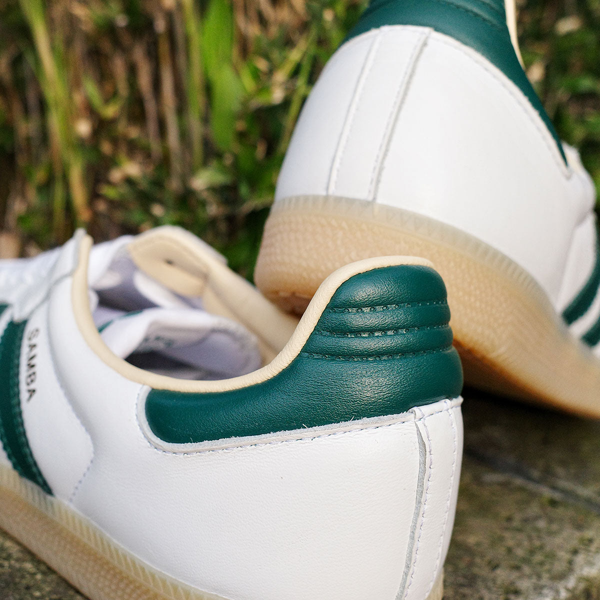 【予約商品】adidas - SAMBA OG Foot Wear White/Collegiate Green/Gum 【JS3831】
