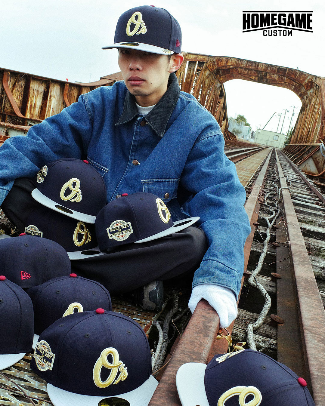 【2/28 20時発売】NEW ERA - Baltimore Orioles 20th Anniversary 59FIFTY NAVY/GRAY【71021923】