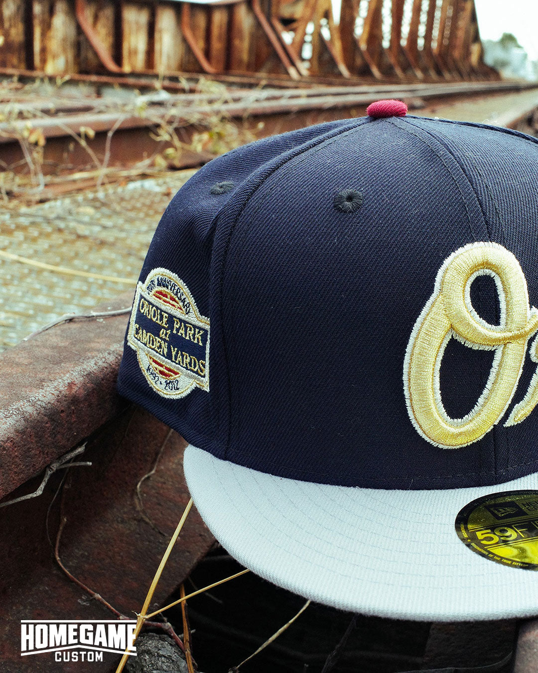 【2/28 20時発売】NEW ERA - Baltimore Orioles 20th Anniversary 59FIFTY NAVY/GRAY【71021923】