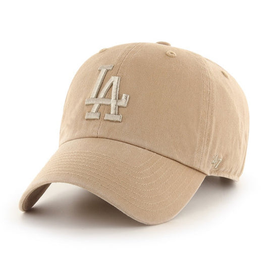 ’47 BRAND Los Angeles Dodgers - Tonal ’47 CLEAN UP Khaki【RGW12GWS】