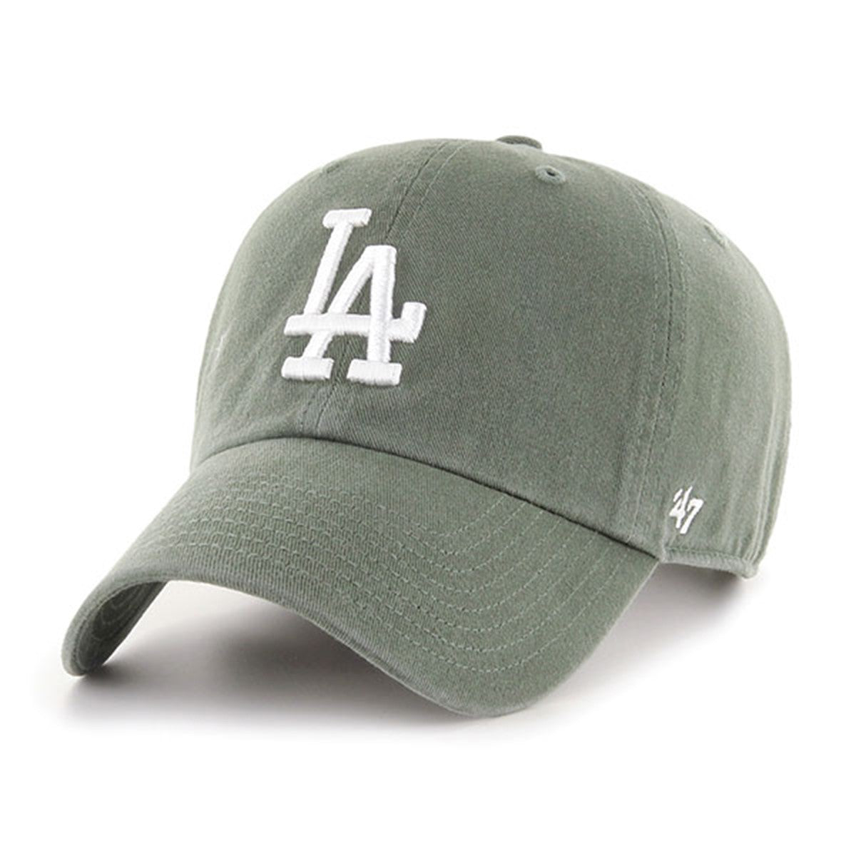 '47 BRAND Los Angeles Dodgers - '47 CLEAN UP Moss x White Logo [RGW12GWSNL]