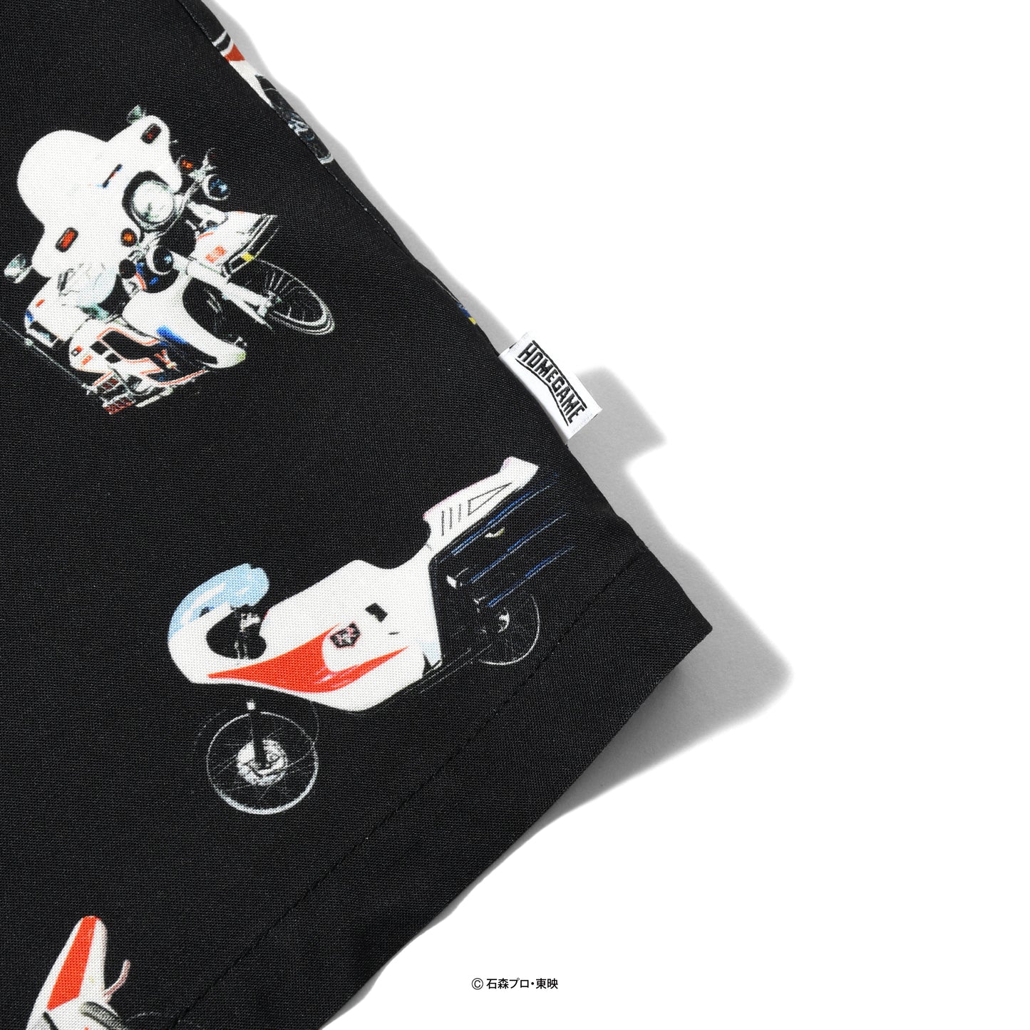 【受注販売：8月下旬頃より順次発送】HG260205 仮面ライダー x HOMEGAME OPEN COLLAR SHIRT - 昭和ライダー