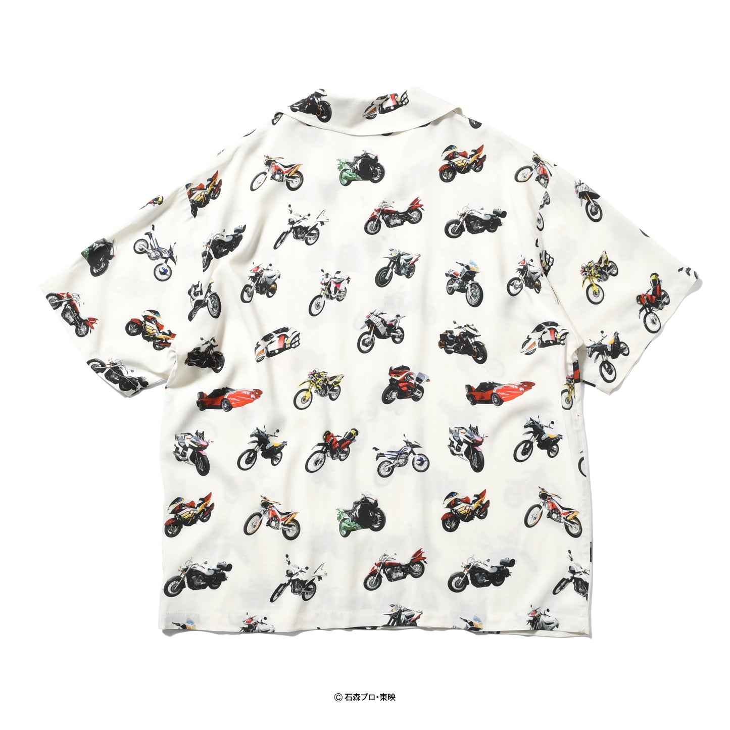 【受注販売：8月下旬頃より順次発送】HG260206 仮面ライダー x HOMEGAME OPEN COLLAR SHIRT - 平成ライダー