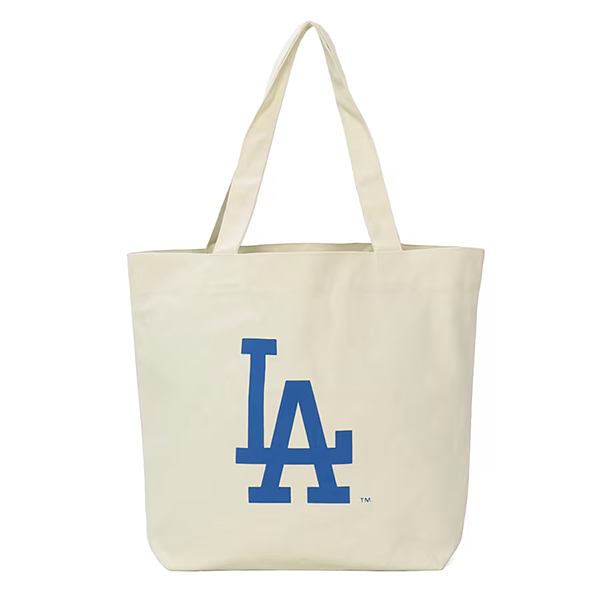 MLB - LA DODGERS MLB TOKYO SERIES 2025 CANVAS TOTE BAG IVORY 【MLB-TTB08】