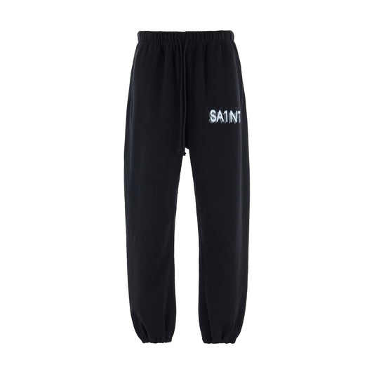 SAINT Mxxxxxx - SWEAT PANTS/7 DEADLY BLACK【SM-HR8-0000-055】