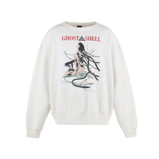 SAINT Mxxxxxx - GS  CRW-N SWEAT/GST IN THE S WHITE【SM-HR8-0000-C10】