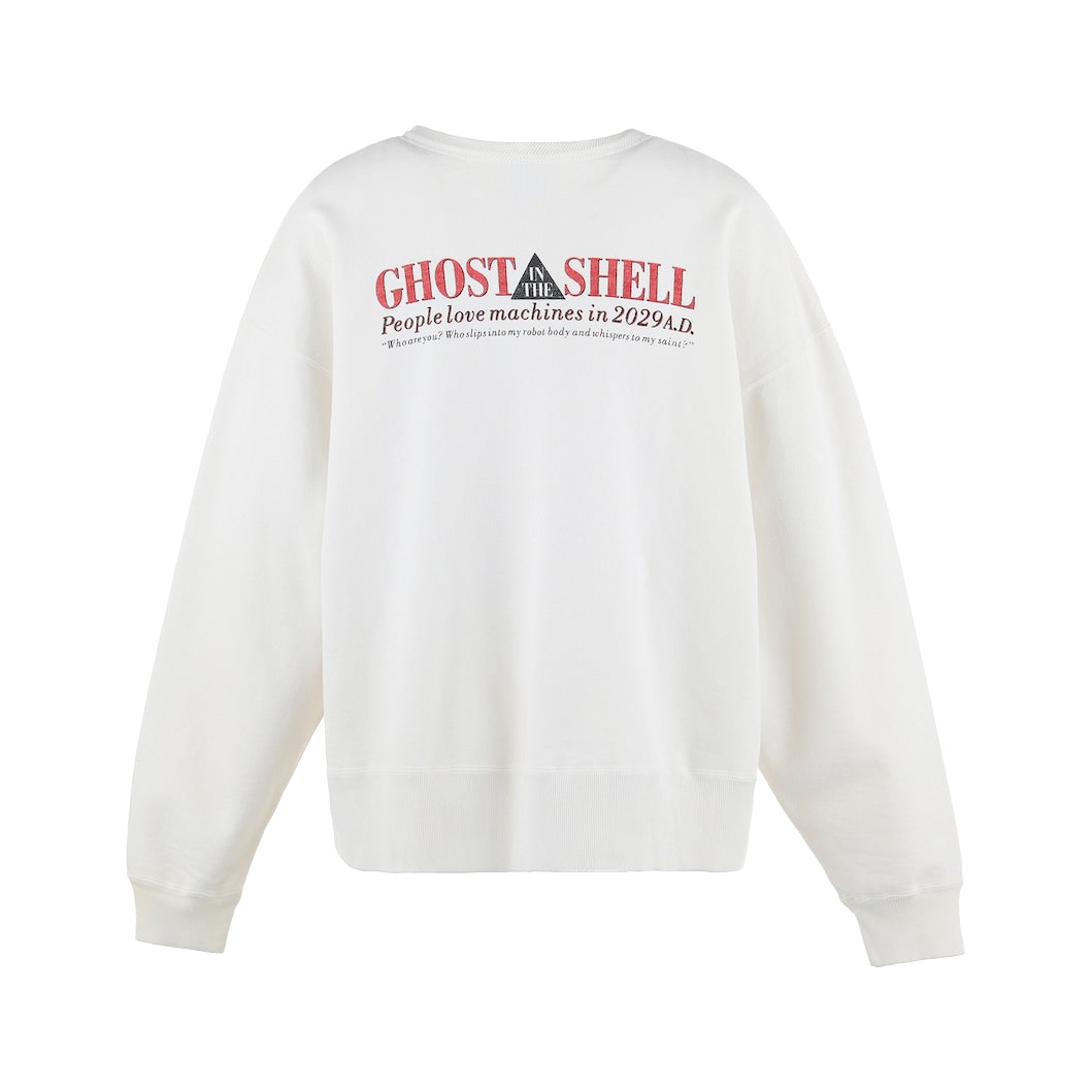 SAINT Mxxxxxx - GS  CRW-N SWEAT/GST IN THE S WHITE【SM-HR8-0000-C10】