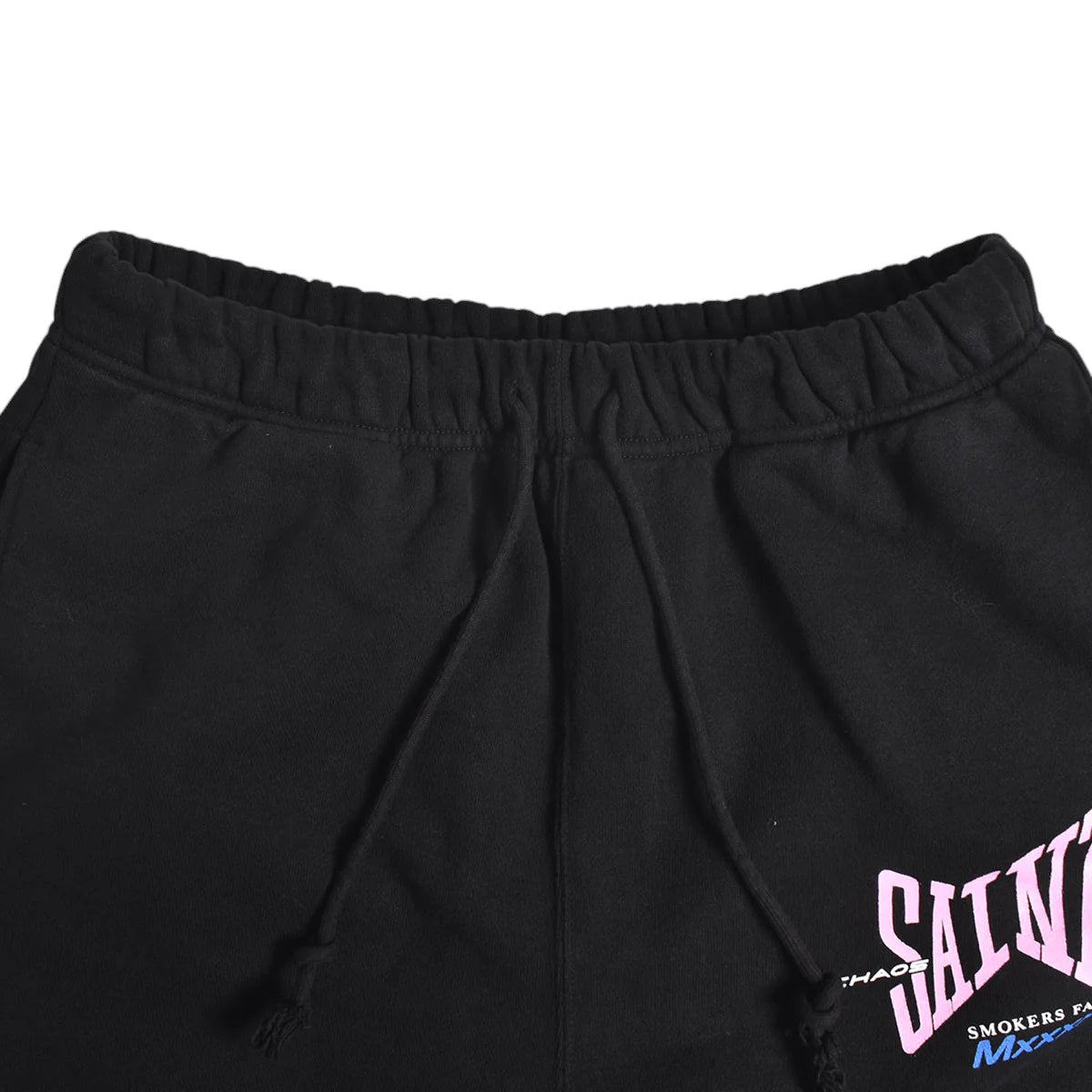 SAINT Mxxxxxx - SWEAT SHORTS RIBON SAINT BLACK 【SM-HR8-0000-059】