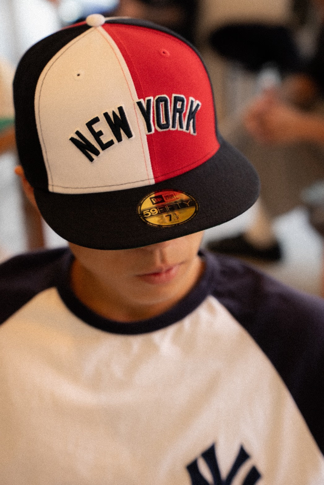 NEW ERA - NEW YORK YANKEES CO TRICOLOR 59FIFTY NAVY/RED/WHITE 【70978316】