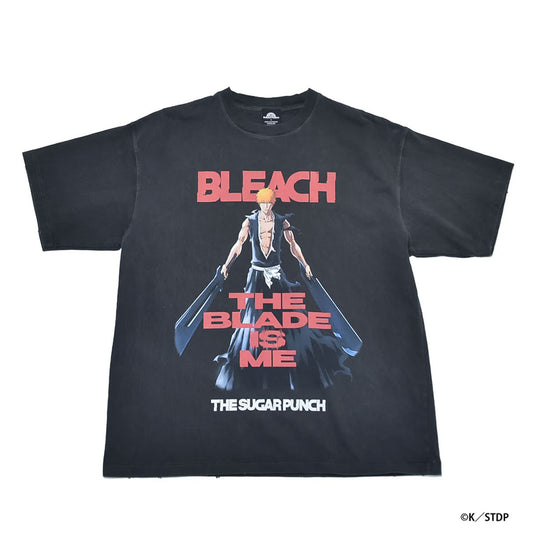 THE SUGAR PUNCH BLEACH - S/S T-Shirt (ICHIGO) BLACK 【TBLM24AM001】