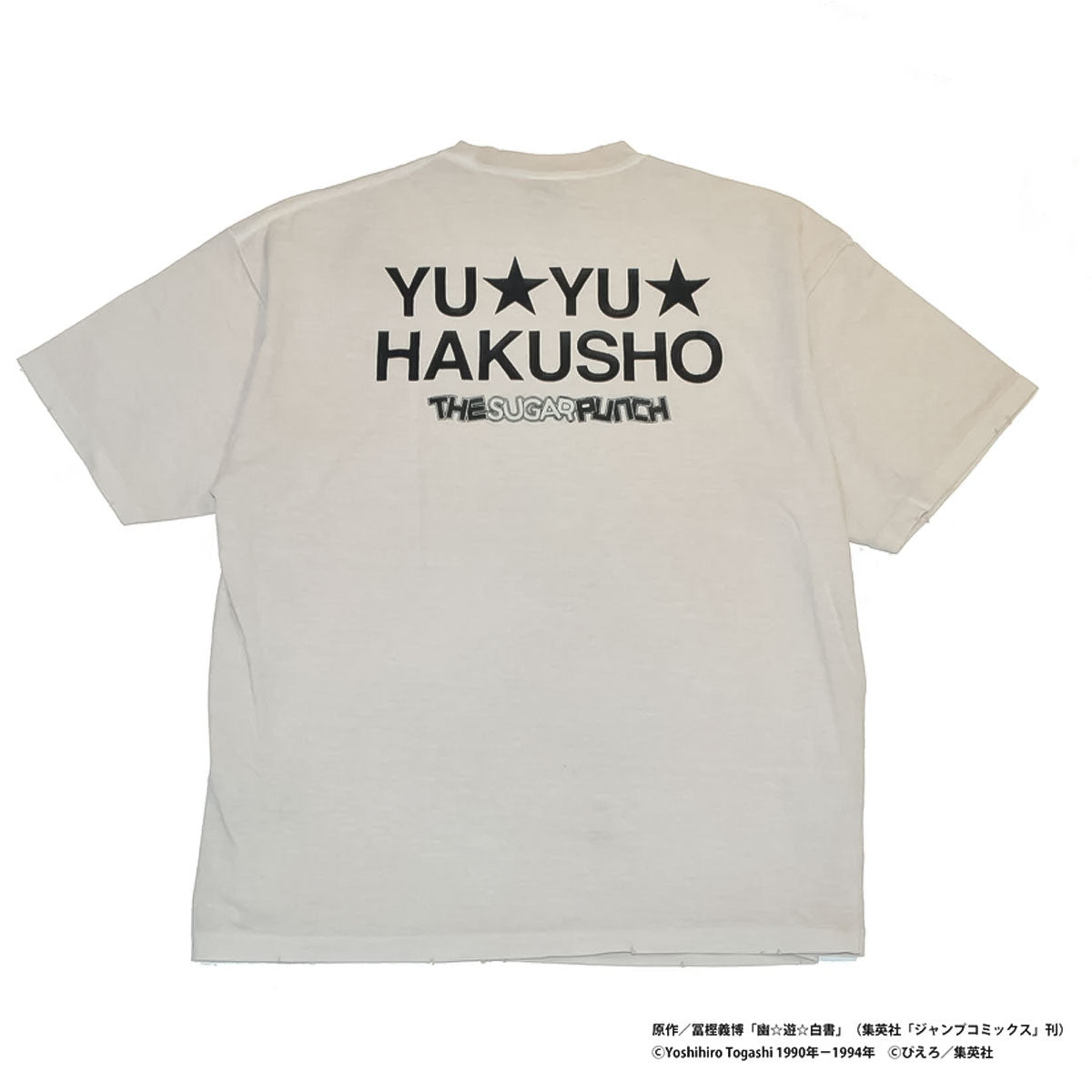 THE SUGAR PUNCH 幽遊白書 - S/S T-Shirt (YUSUKE/KUWABARA) WHITE 【TYUM24AM001】