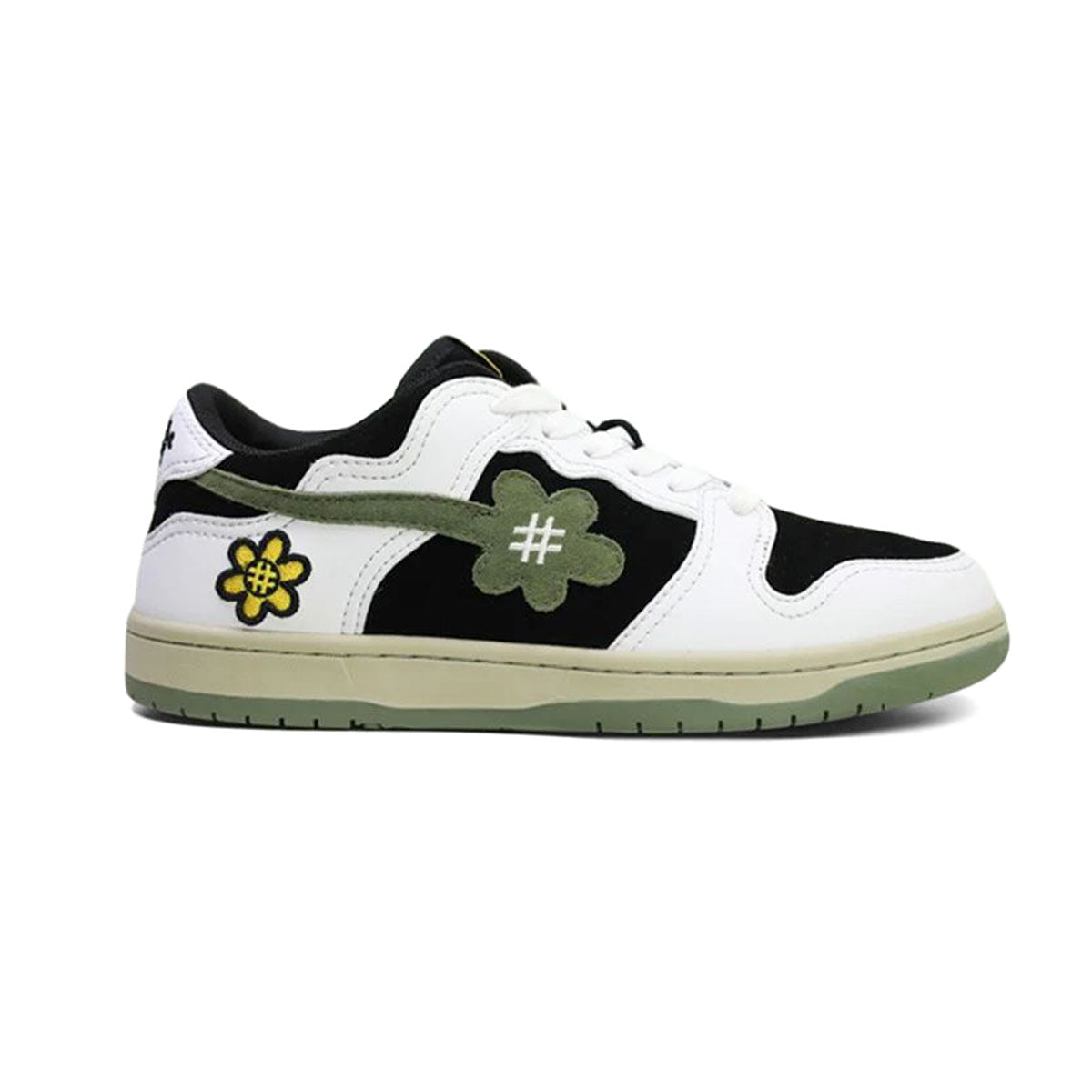 WATER THE PLANT SHROOM "WHITE TRUFFLE" KICKS OLIVE GREEN Sneakers [WTP029]