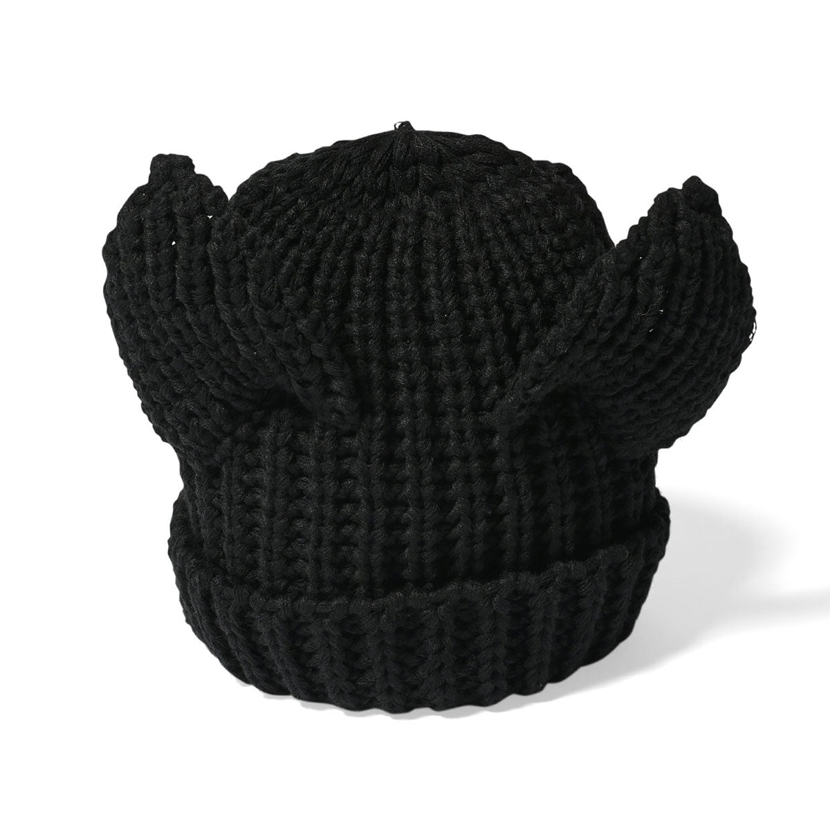 HOMEGAME - CAT KNIT CAP BLACK [HG241404]