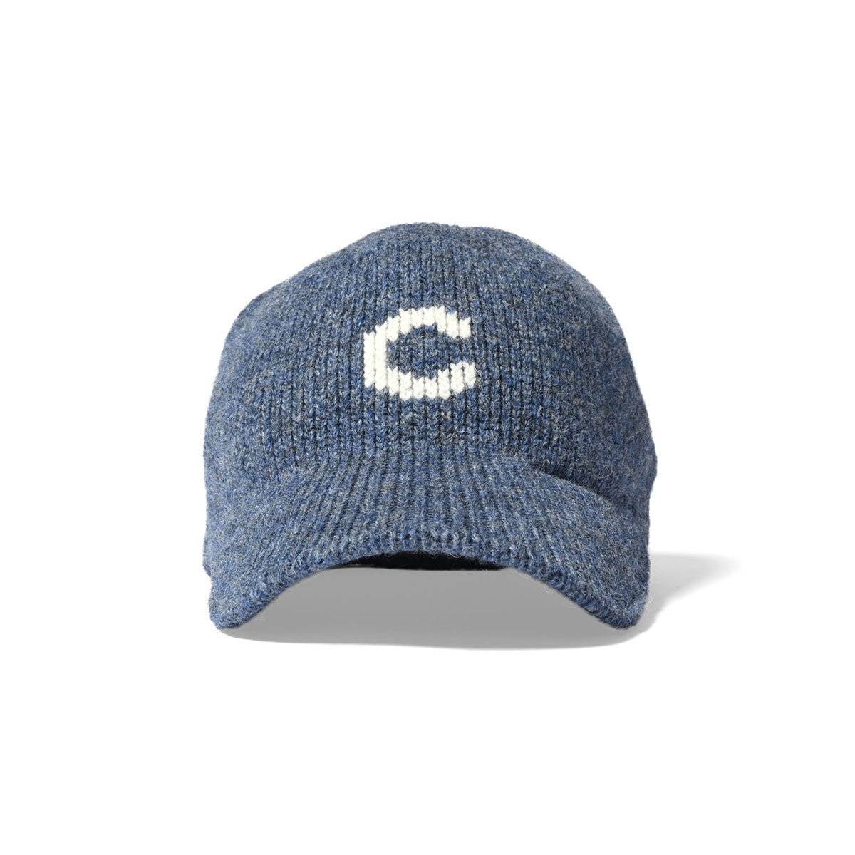 HOMEGAME - C LOGO KNIT Baseball Cap NAVY【HG241403】