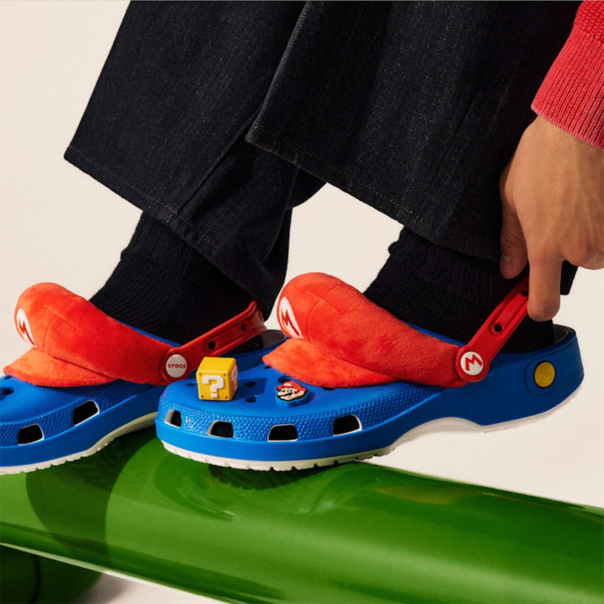 CROCS - SUPER MARIO Mario IAM Classic Clog Multi 【212134-90H CROCS】