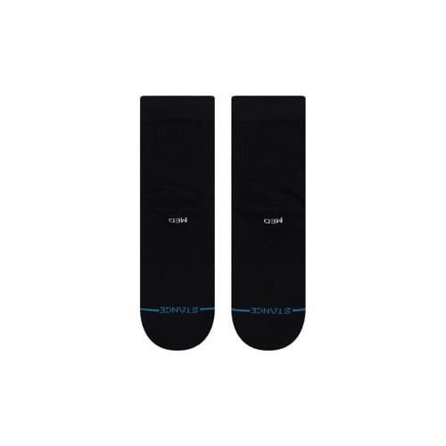 STANCE - LOGOMAN ST QTR SOCKS #BLK【A356A20LOG】