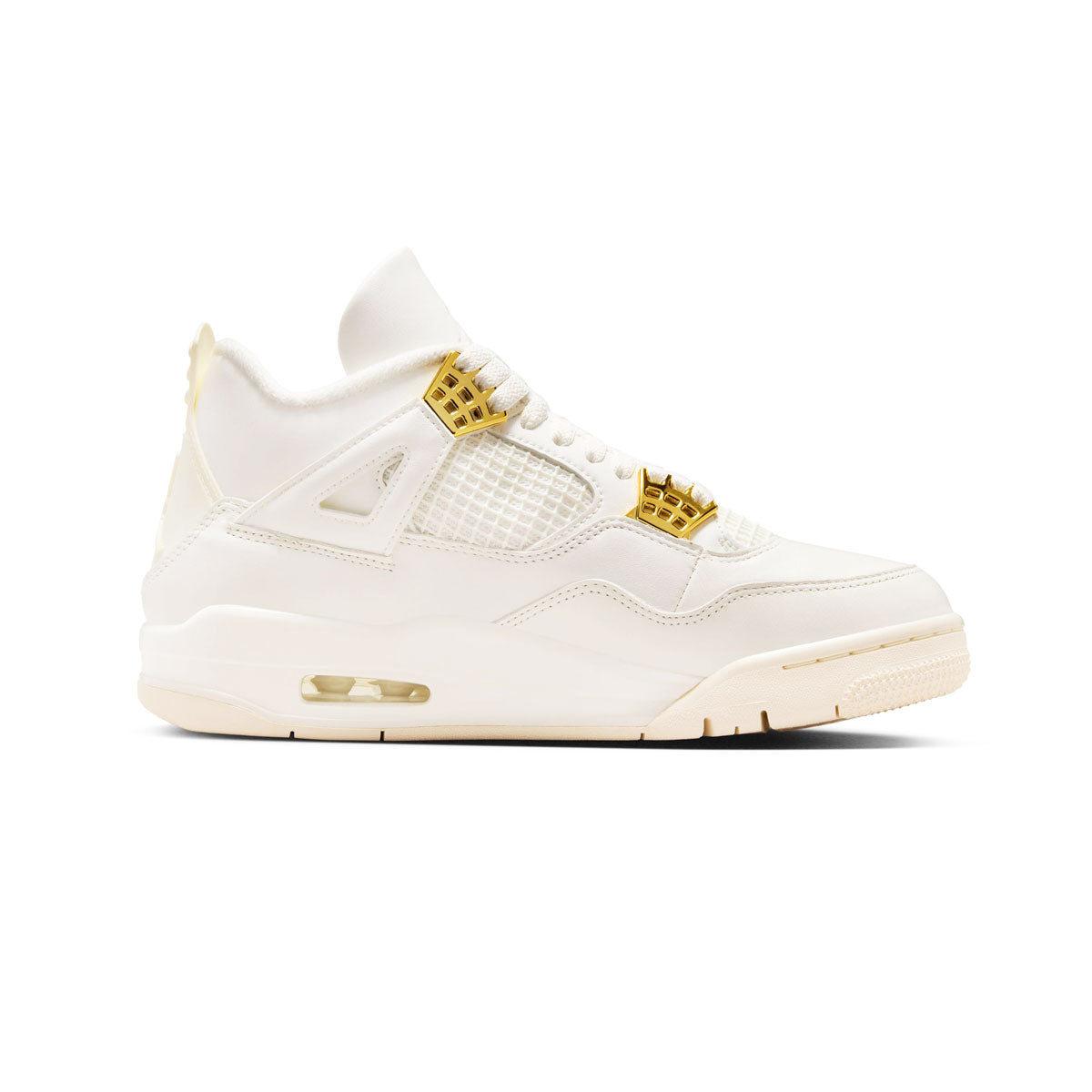 NIKE ナイキ WMNS AIR JODAN 4 RETRO White/Gold ウィメンズ エアジョーダン 4 レトロ ホワイト/ホールド【AQ9129-170】