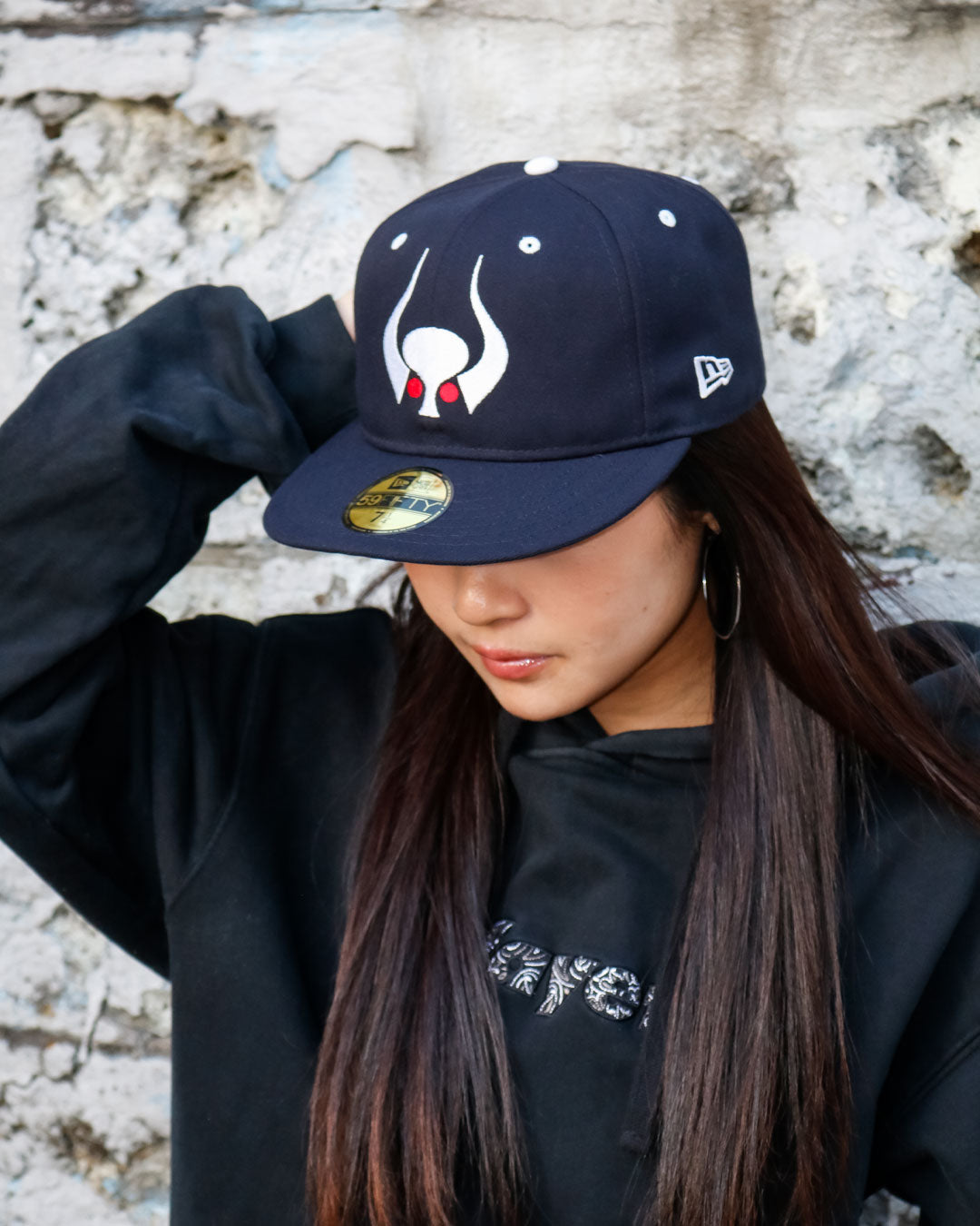 NEW ERA TARO OKAMOTO - 59FIFTY 近鉄バファローズ1978 NAVY【14683821】