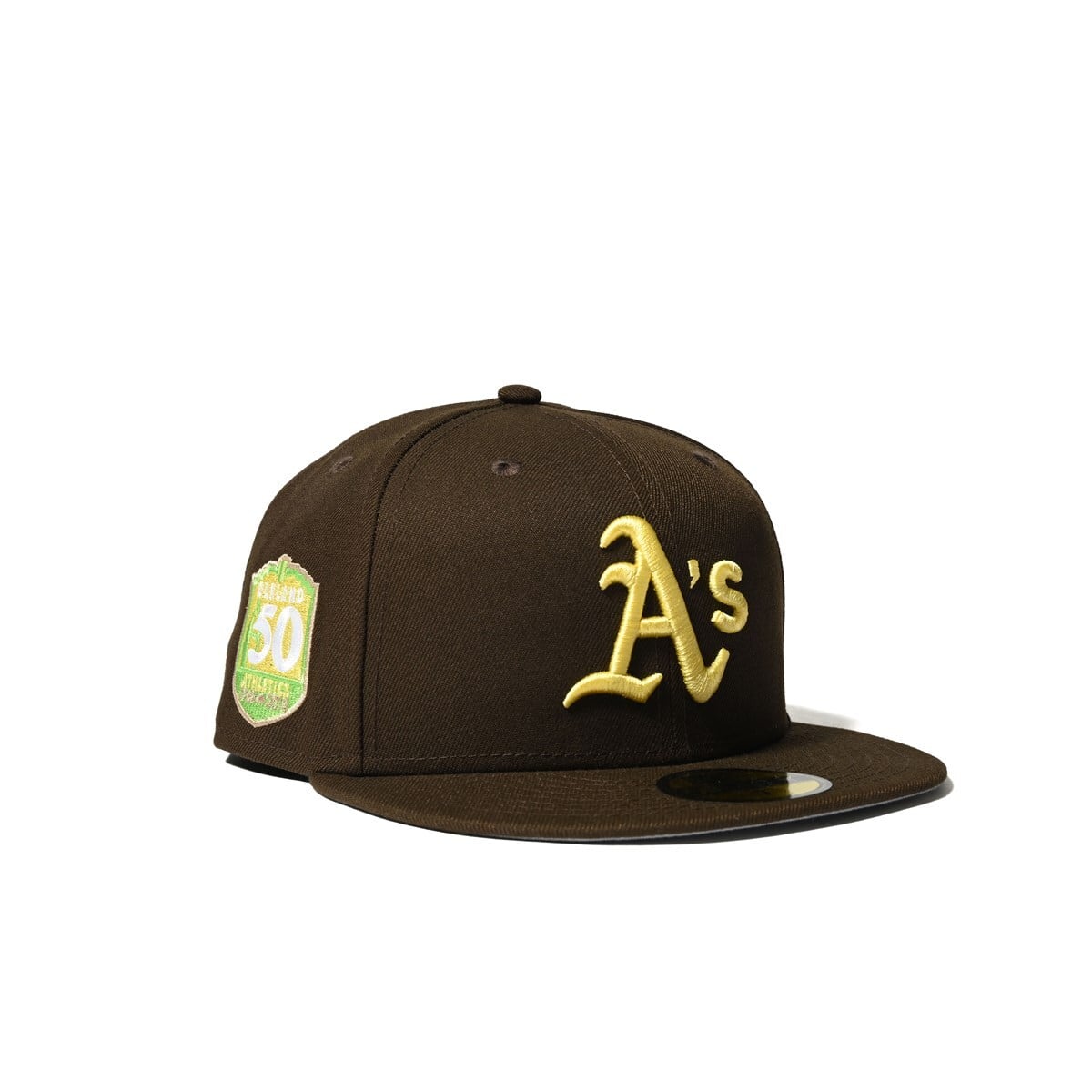 NEW ERA - 59FIFTY OAKLAND ATHLETICSCO 50TH ANV WALNUT【70907341】