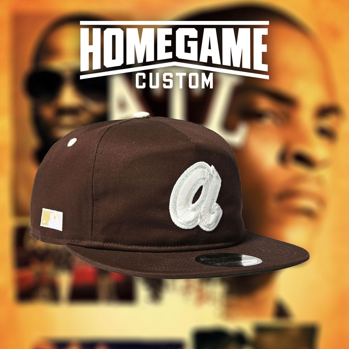 NEW ERA - ATLANTA BRAVES CO SMALL A LOGO 19TWENTY BURNTWOOD 【15132691】