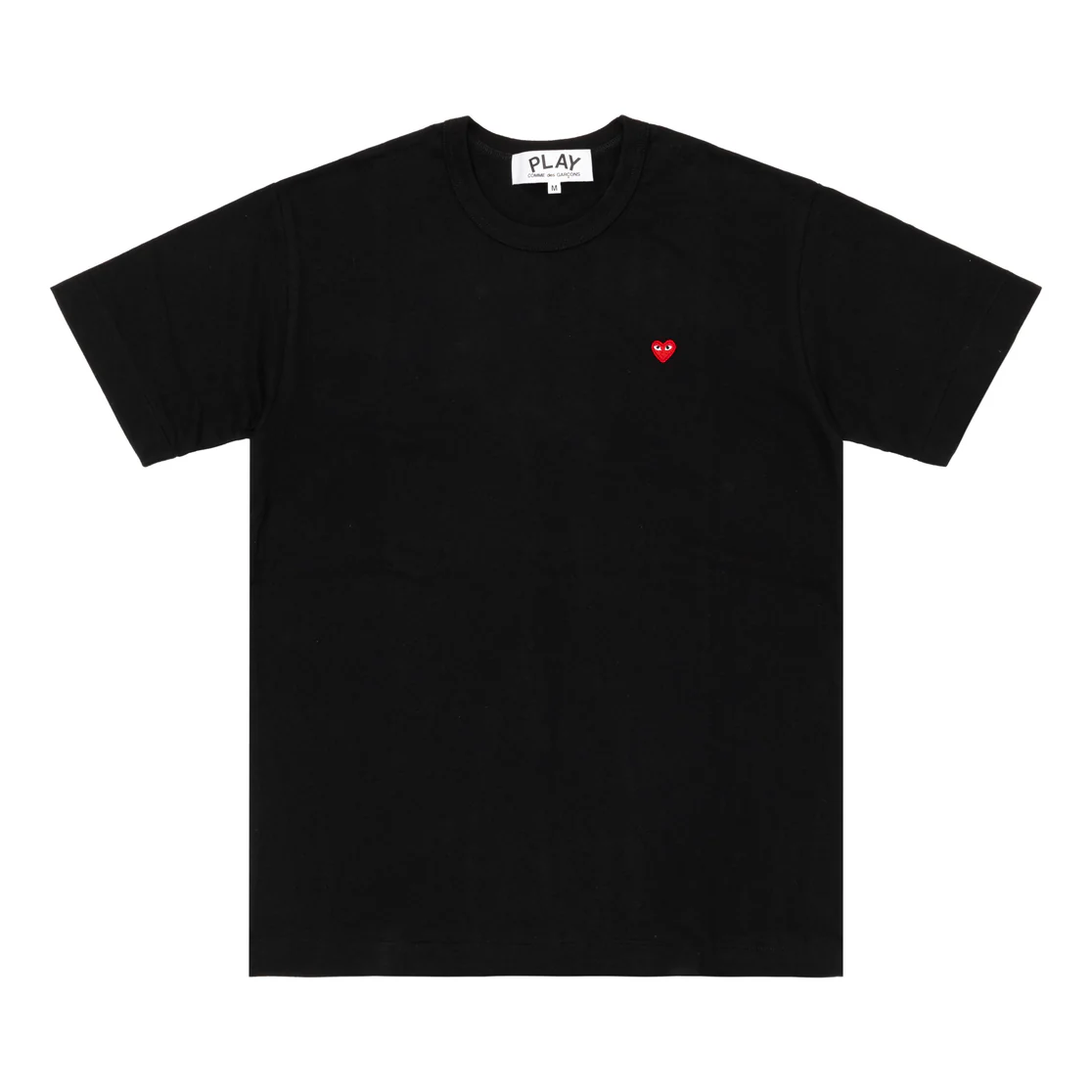 PLAY CDG MINI HERAT TEE BLACK/RED 【AX-T304-051】