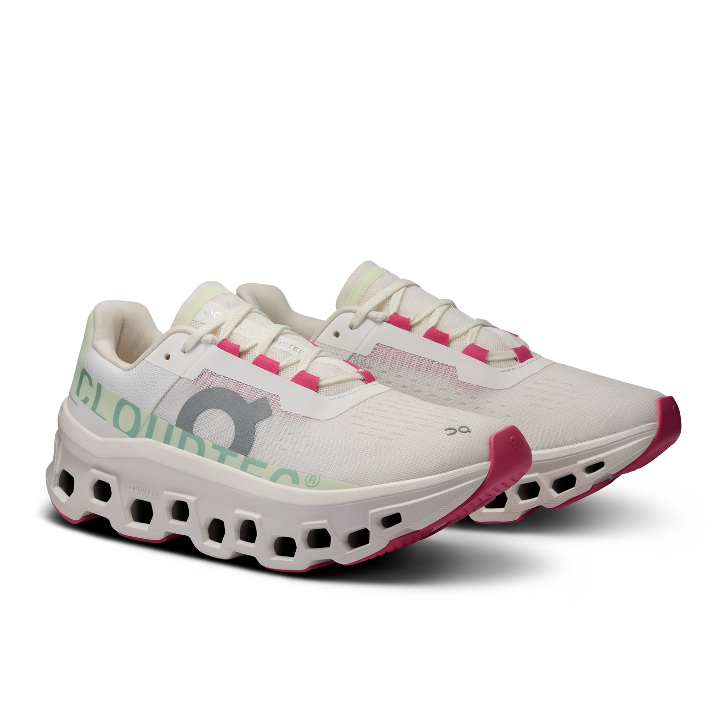 On Cloudmonster W White/Lima Cloudmonster Women's White/Lima [61.97725]