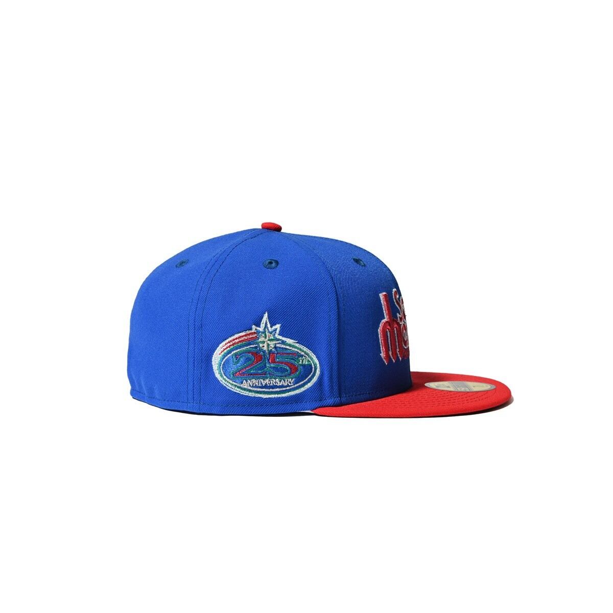 NEW ERA Seattle Mariners - 59FIFTY CO 25TH ANV BLUE BEAD/RED【70895741】