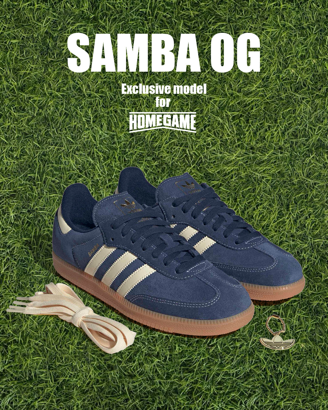SAMBA OG ネイビー【臣love】 adidas Originals SAMBA OG Exclusive model for HOMEGAME – HOMEGAME