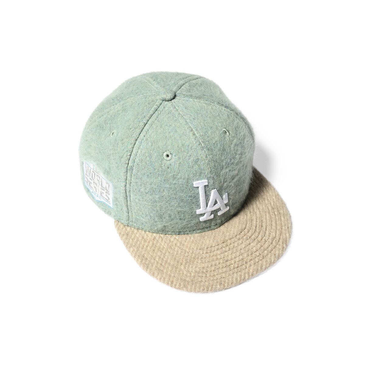 NEW ERA Los Angeles Dodgers - 59FIFTY CO 2020 WS LUX FABRIC LGRN/BEIGE【14450331】