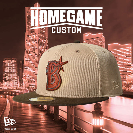 NEW ERA - YOKOHAMA DeNA BAYSTARS CO 59FIFTY CAMEL/WALNUT【15196608】