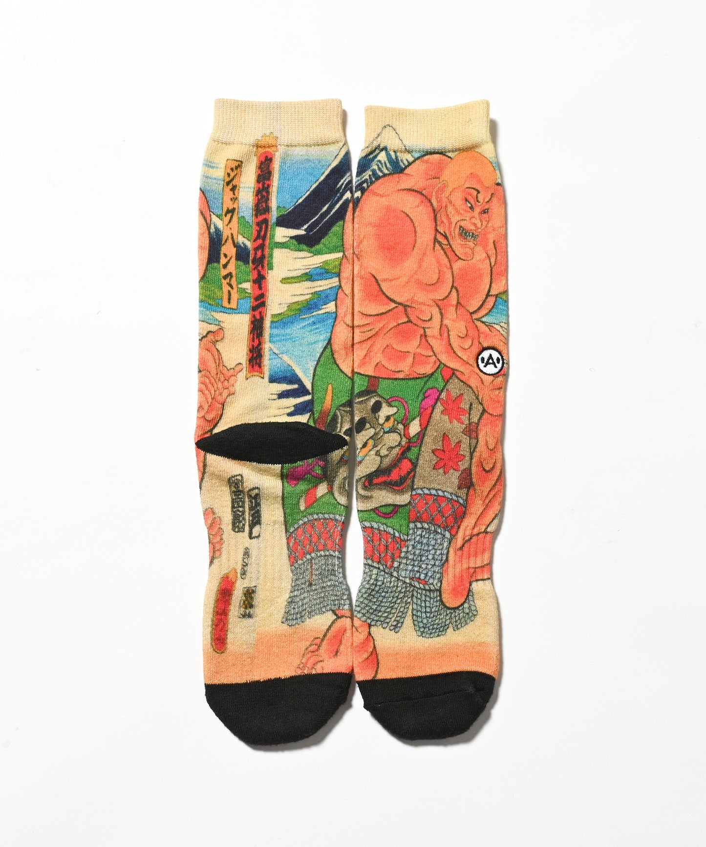 A-KILLER × THREE TIDES TATTOO × GRAPPLER BAKI  SOCKS ジャックハンマー bkakttt-001