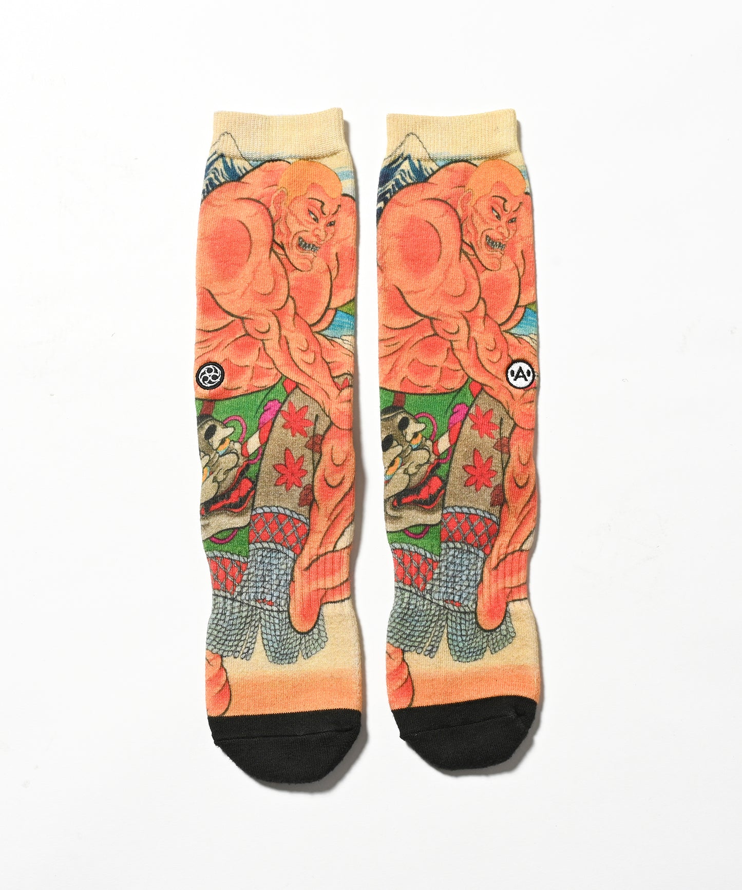 A-KILLER × THREE TIDES TATTOO × GRAPPLER BAKI  SOCKS ジャックハンマー bkakttt-001