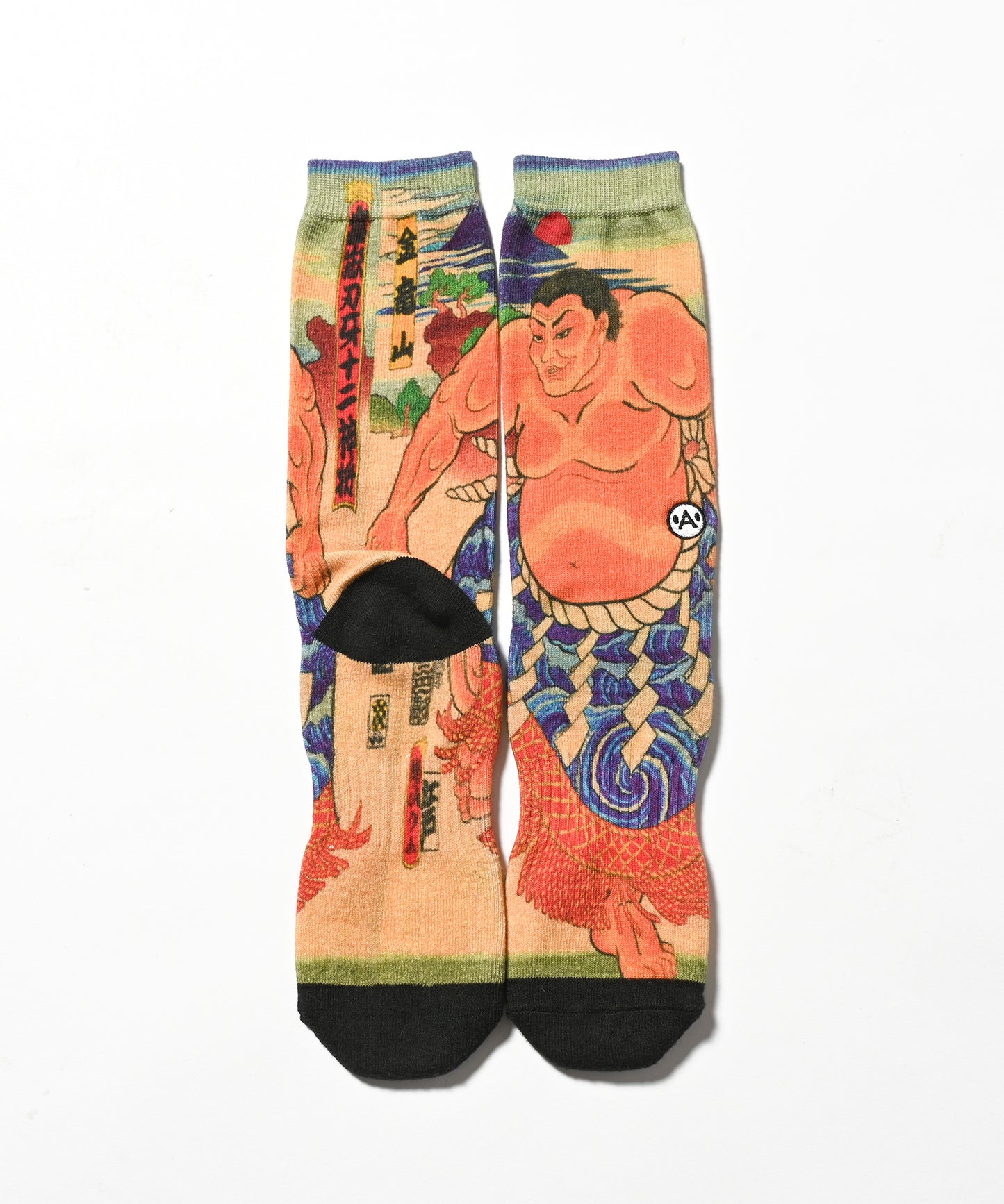 A-KILLER × THREE TIDES TATTOO × GRAPPLER BAKI  SOCKS 金竜山 bkakttt-005