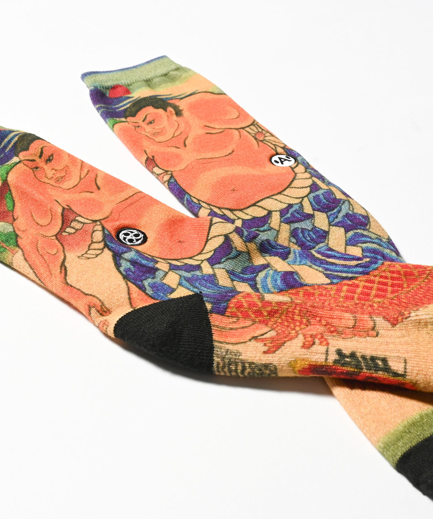 A-KILLER × THREE TIDES TATTOO × GRAPPLER BAKI SOCKS Kinryuzan bkakttt-005