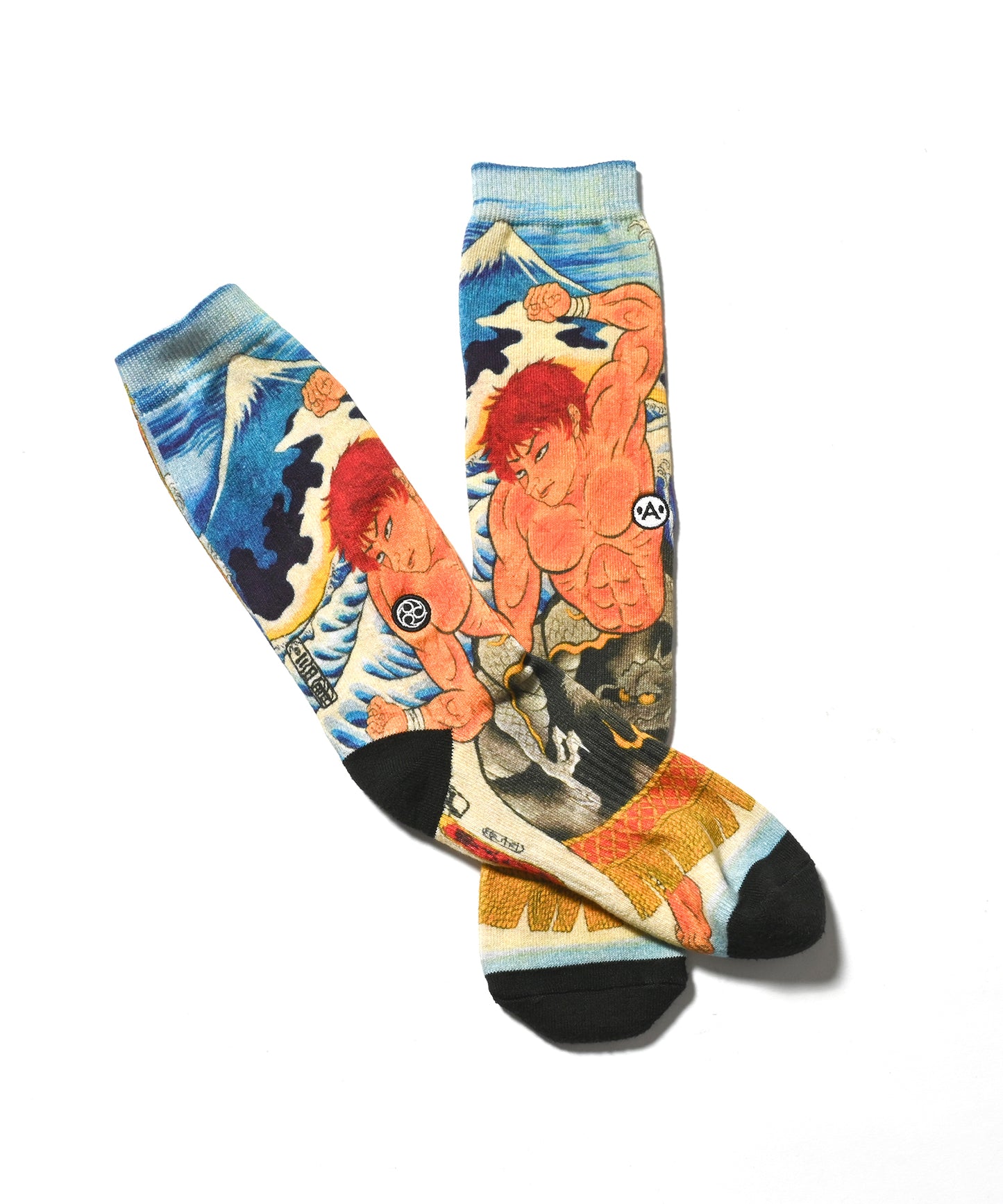 A-KILLER × THREE TIDES TATTOO × GRAPPLER BAKI SOCKS 範馬刃牙 bkakttt-010