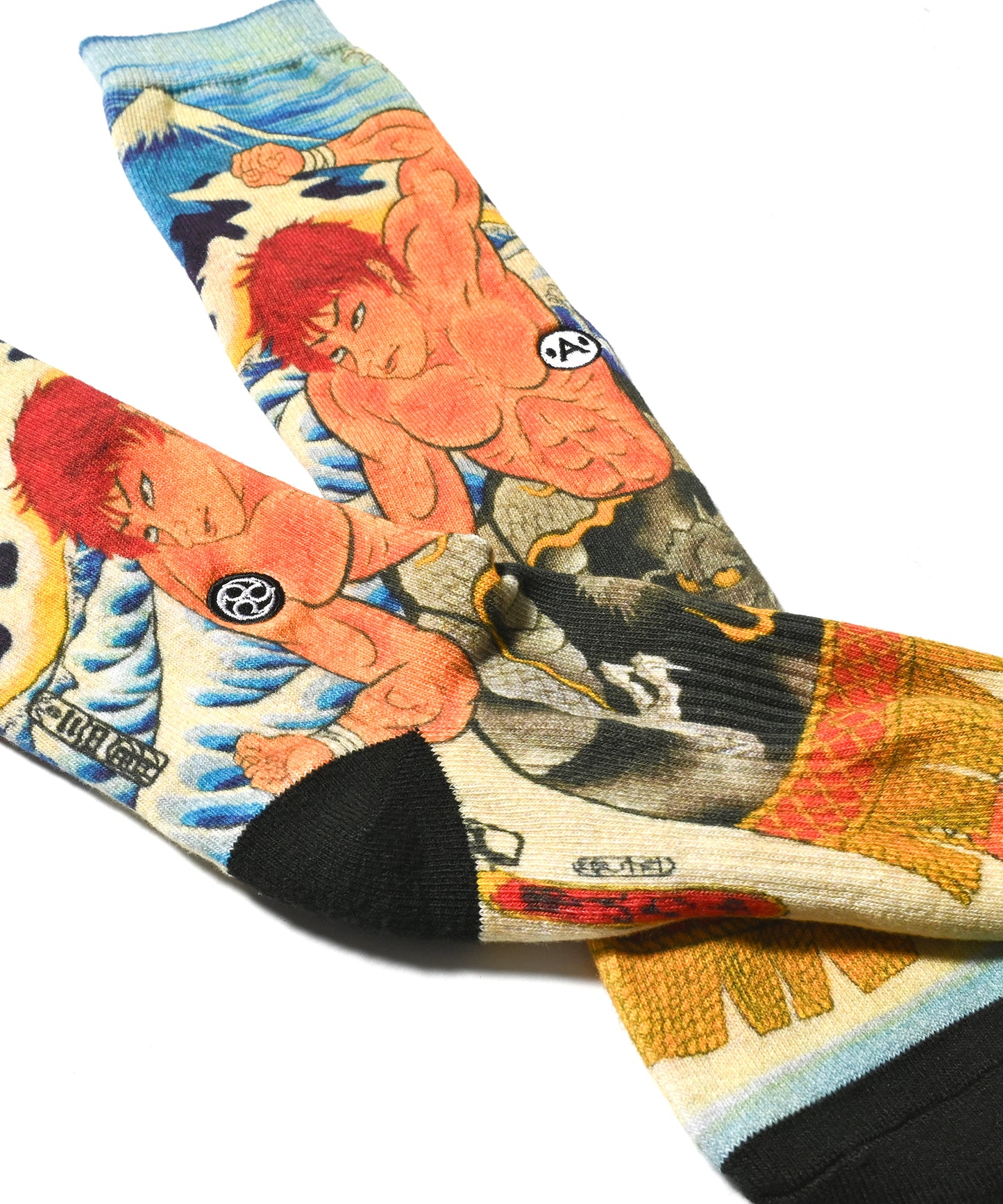 A-KILLER × THREE TIDES TATTOO × GRAPPLER BAKI SOCKS Hanma Baki bkakttt-010