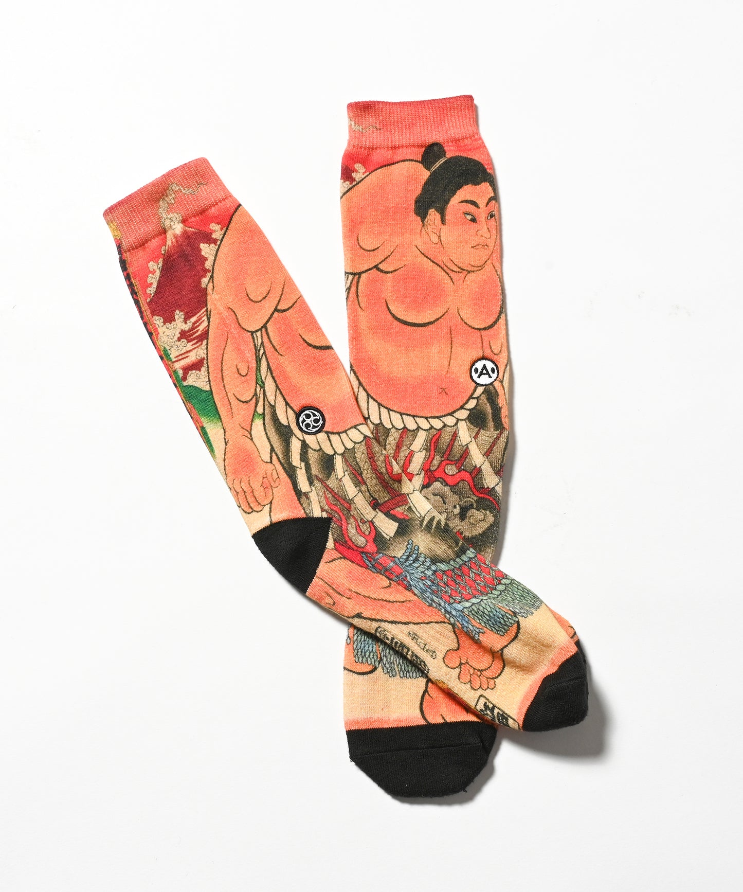 A-KILLER × THREE TIDES TATTOO × GRAPPLER BAKI  SOCKS 野見宿禰 bkakttt-012