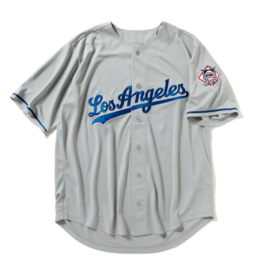 Fanatics ‐ Los Angeles Dodgers BASEBALL SHIRT GREY 【ML2122SS0001】