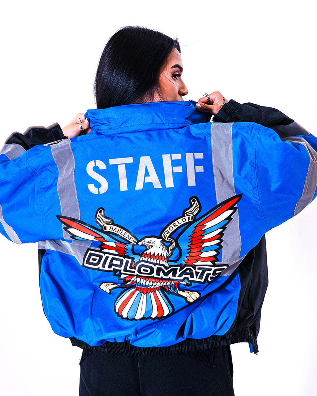 JOMO GLOBAL｜The Dipromats - High-Visibility Jacket Blue