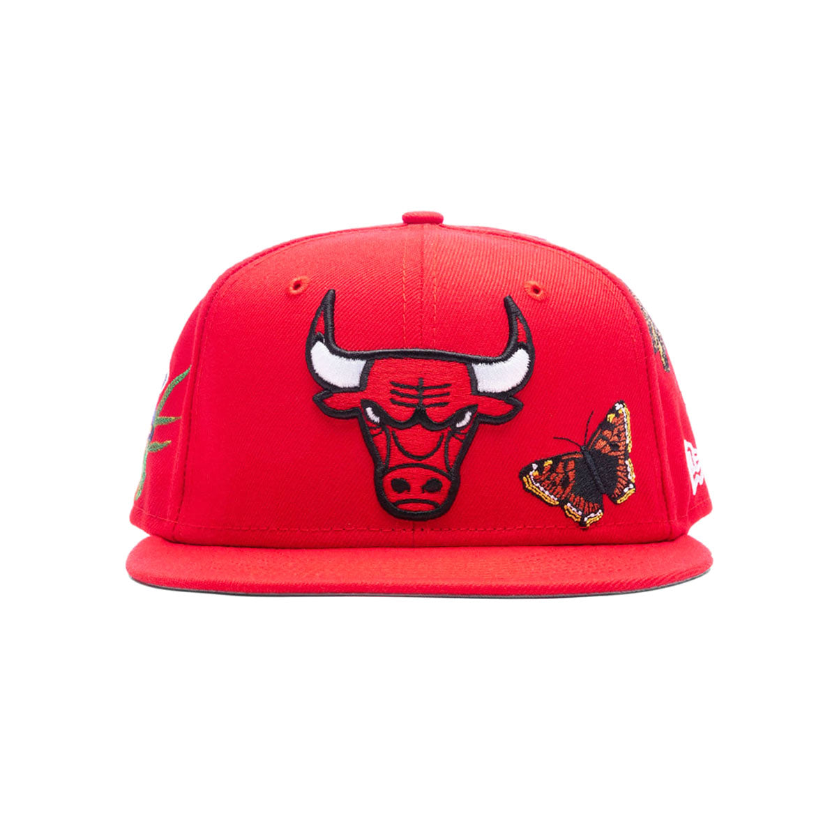 NEW ERA × FELT Chicago Bulls - 59FIFTY BUTTERLY GARDEN RED [60332794]