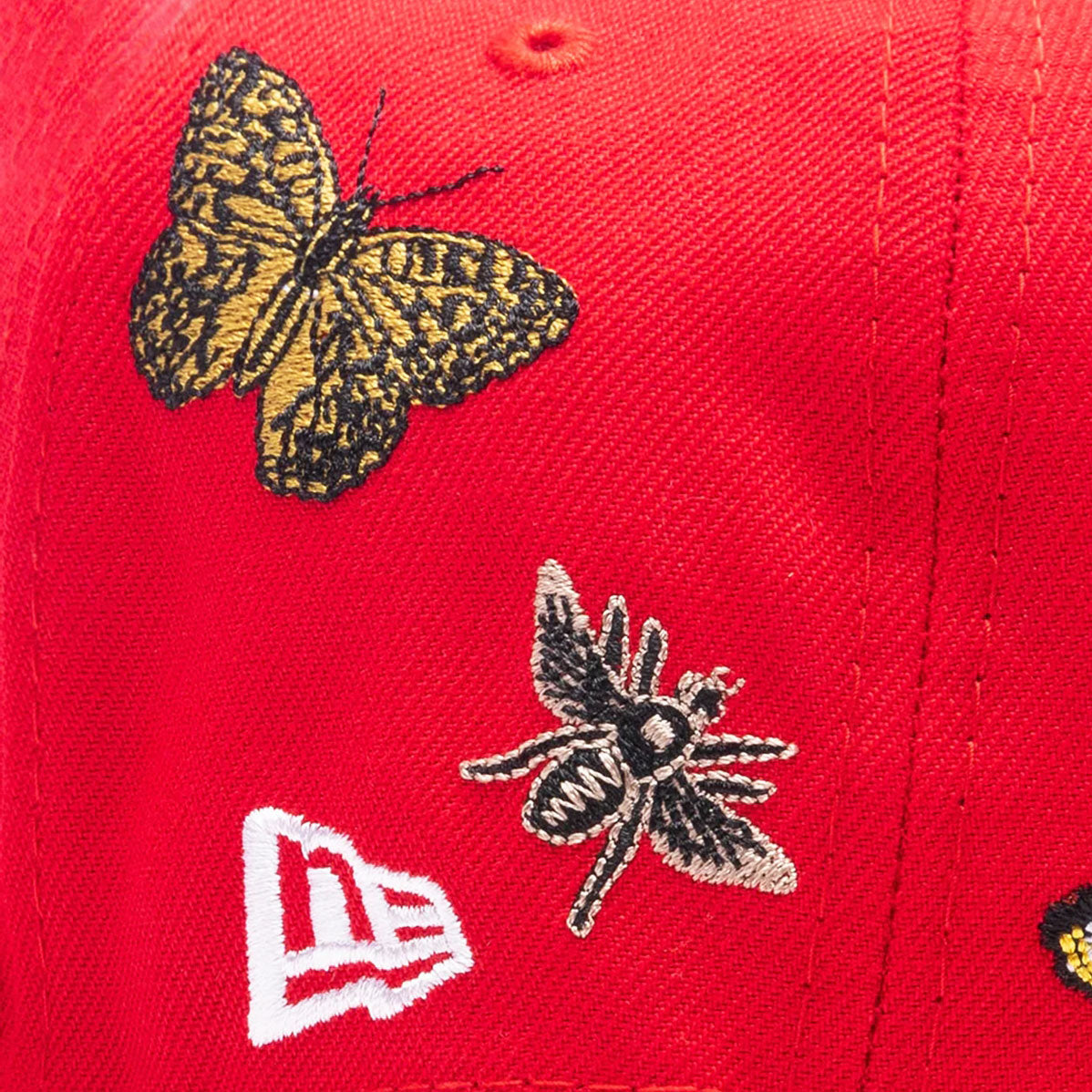 NEW ERA × FELT Chicago Bulls - 59FIFTY BUTTERLY GARDEN RED [60332794]