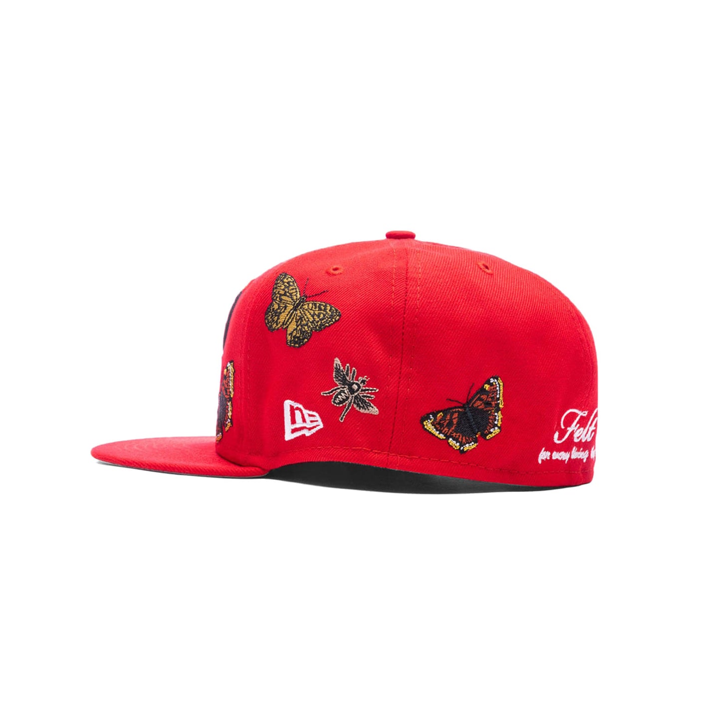 NEW ERA × FELT Chicago Bulls - 59FIFTY BUTTERLY GARDEN RED【60332794】