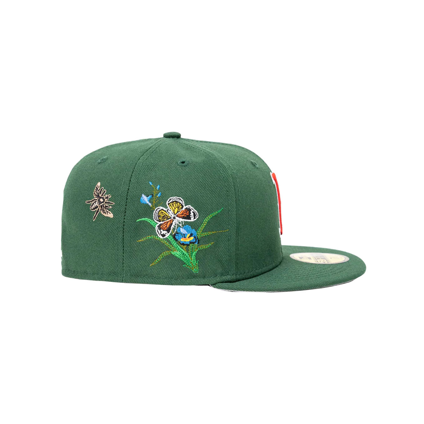 NEW ERA × FELT Boston Red Sox - 59FIFTY BUTTERFLY GARDEN GREEN