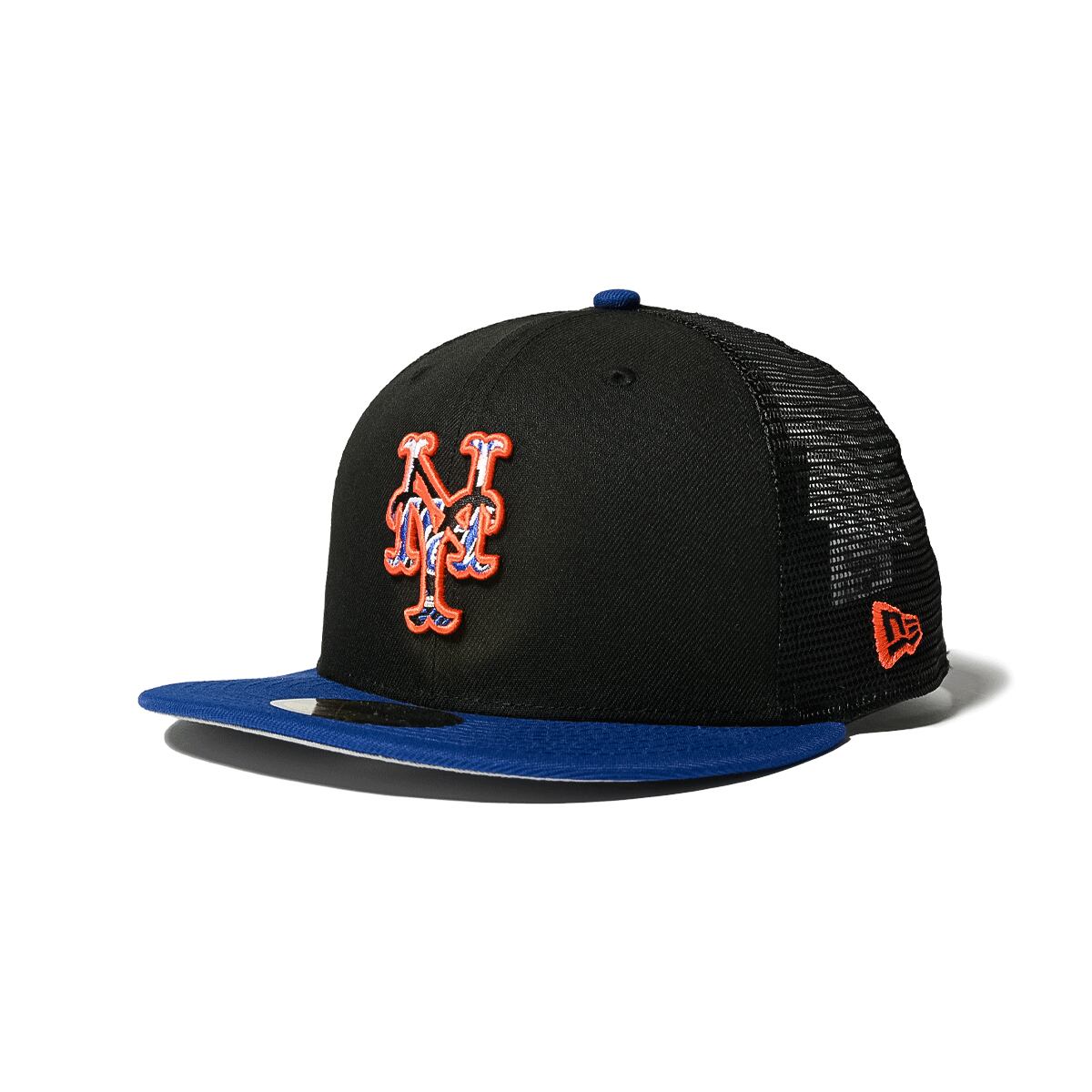 NEW ERA - NEW YORK METS CO 40TH ANV 59FIFTY TRUCKER BLACK/LRYL【70890658】