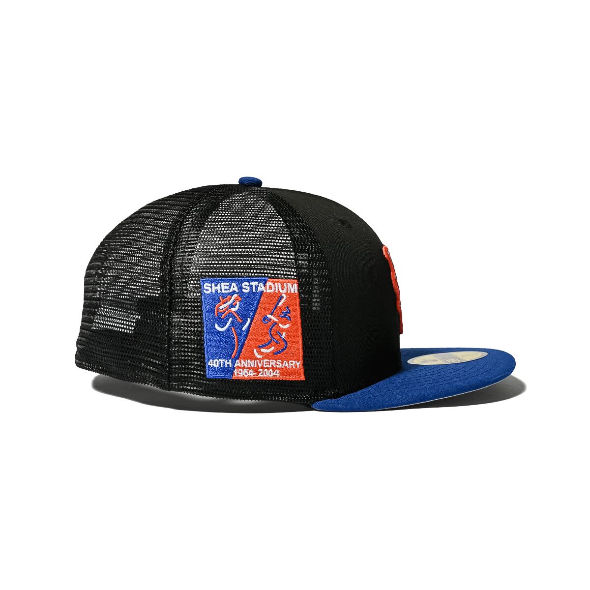 NEW ERA - NEW YORK METS CO 40TH ANV 59FIFTY TRUCKER BLACK/LRYL【70890658】