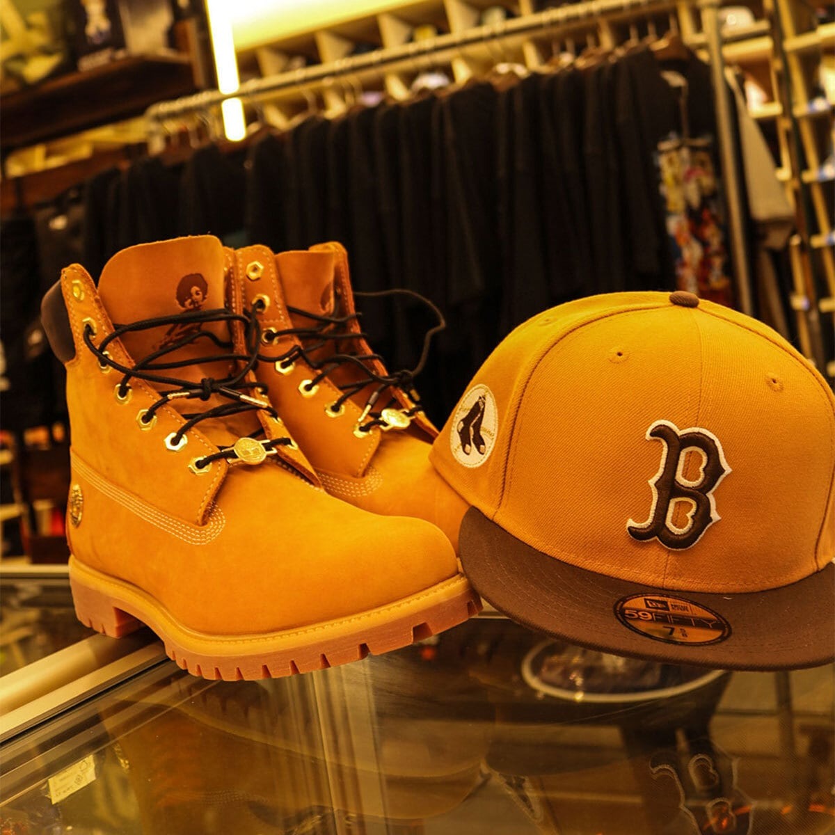 NEW ERA - BOSTON RED SOX CO 59FIFTY PANATA TAN /WALNUT【70936294】